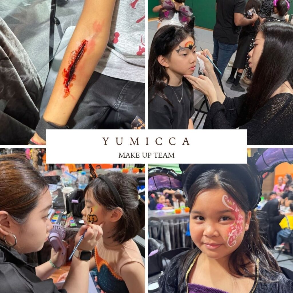 Yumicca 專業化妝課程, 初級中級高級化妝師課程,婚禮化妝師及髮型課程,特技化妝課程,一對一專業化妝師培訓課程,個人化妝班,新娘化妝及髮型服務,婚宴姊妹化妝及髮型服務,旗袍化妝,彩繪班,彩繪服務,化妝outjob, halloween makeup