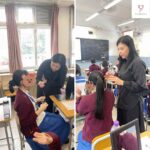 校本中學生形象教育教學實踐，導師進行示範及指導。