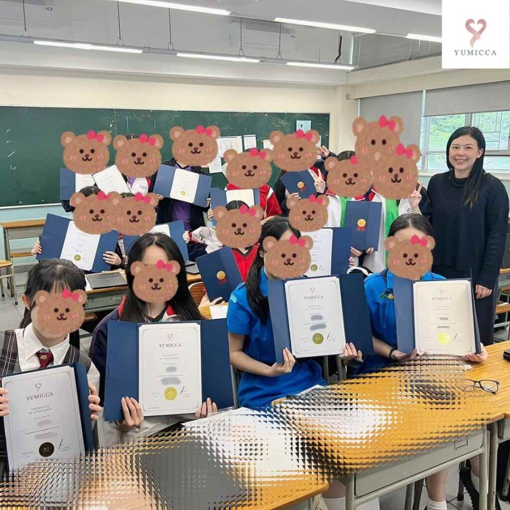 中學生校本形象教育工作坊，校本中學生形象教育教學實踐，導師進行示範及指導。